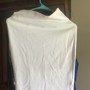 Bebe white pencil skirt